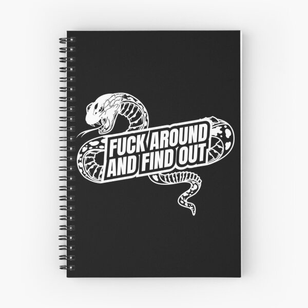 Item preview, FAFO Fuck Around and find out snake white on gray Premium Scoop  designed and sold by NextdoorShirts.