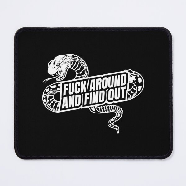 Item preview, FAFO Fuck Around and find out snake white on gray Premium Scoop  designed and sold by NextdoorShirts.