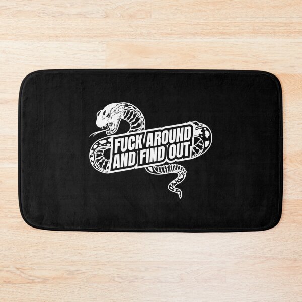 Item preview, FAFO Fuck Around and find out snake white on gray Premium Scoop  designed and sold by NextdoorShirts.
