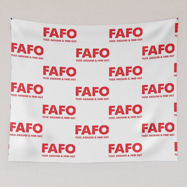 Item preview, FAFO Fuck Around Find Out   designed and sold by NextdoorShirts.