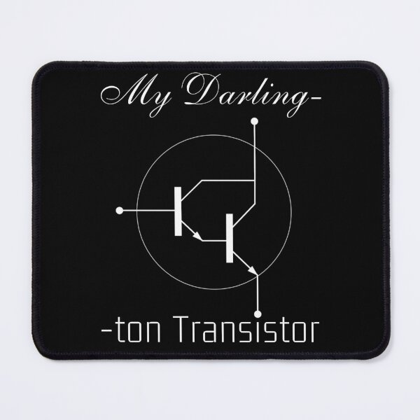 Item preview, My Darling-Ton Transistor. Schematic diagram. designed and sold by digitaldraw4you.