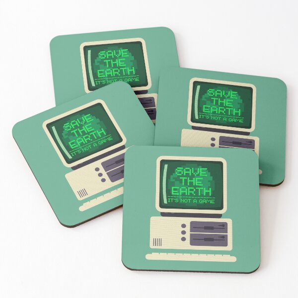 Item preview, Save the earth, its not a game retro pc designed and sold by Give Me that Pencil.