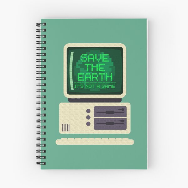 Item preview, Save the earth, its not a game retro pc designed and sold by Give Me that Pencil.
