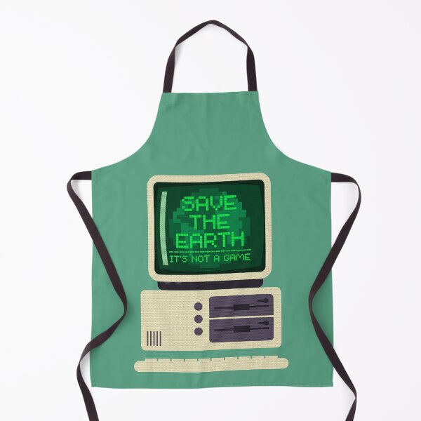Item preview, Save the earth, its not a game retro pc designed and sold by Give Me that Pencil.