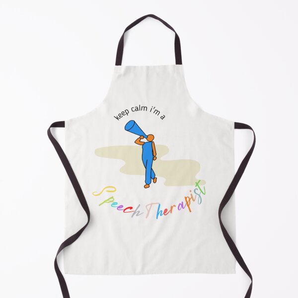 Item preview, Colorido Mantenga la calma Soy un terapeuta del habla (fondo claro) designed and sold by embaarc.