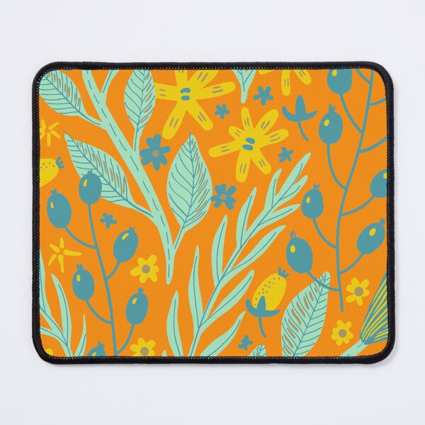 Item preview, Flowers, Branches and Leaves on Vivid Salmon designed and sold by Ksaavet.