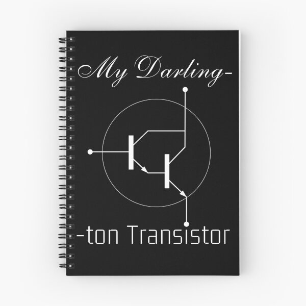 Item preview, My Darling-Ton Transistor. Schematic diagram. designed and sold by digitaldraw4you.