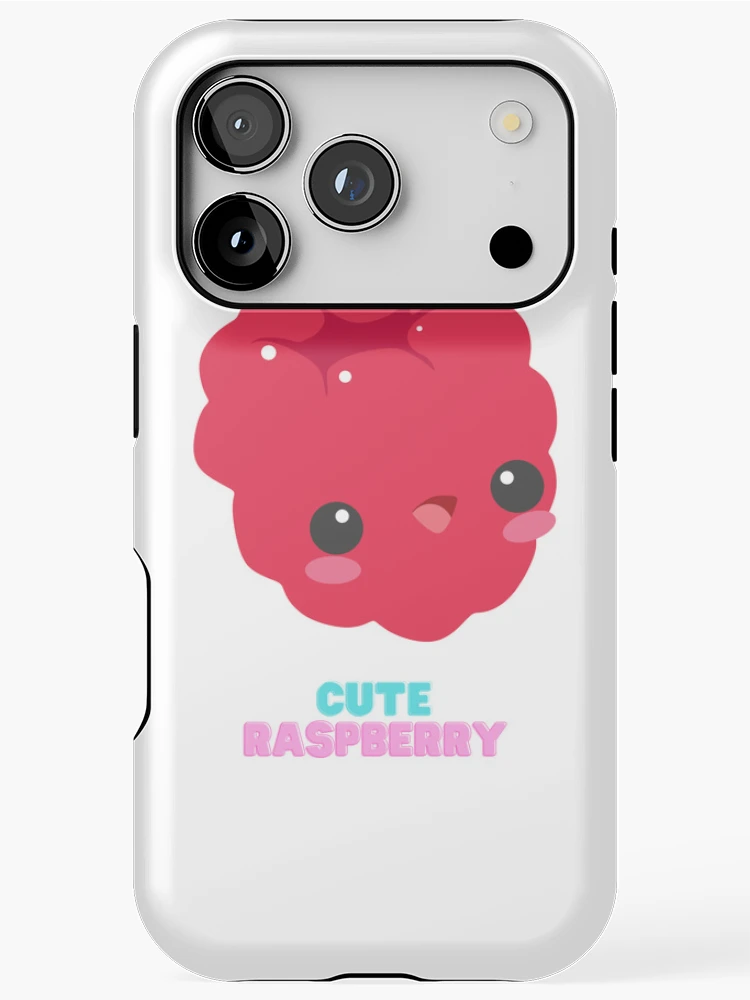 Thumbnail 1 of 4, iPhone Case, Cute And Beautiful Raspberry Fruit designed and sold by Riverside-Moon.