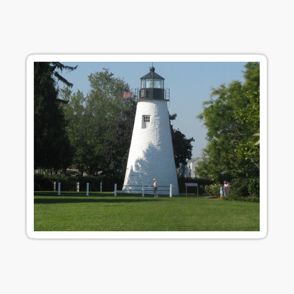 Light House At Havre De Grace II Sticker
