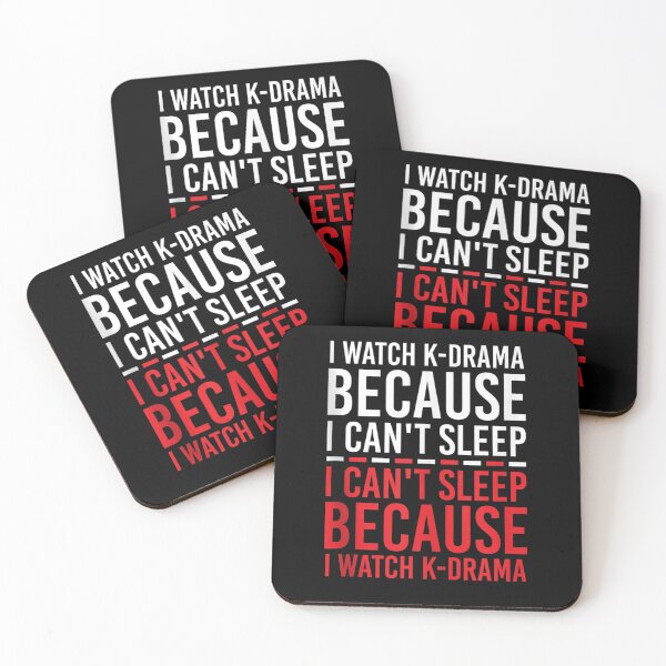 Item preview, Korean Drama I Watch K-Drama Because I Can't Sleep designed and sold by dolsy-store.