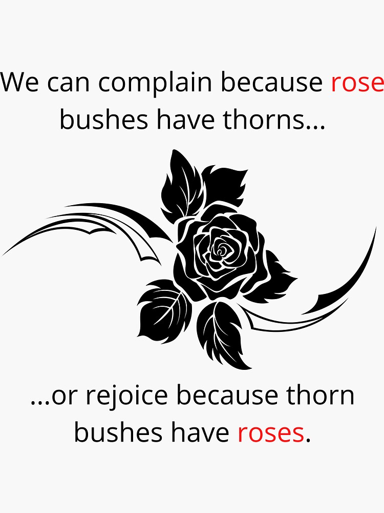 "Rose Thorns" Sticker for Sale by DigitalBard Redbubble