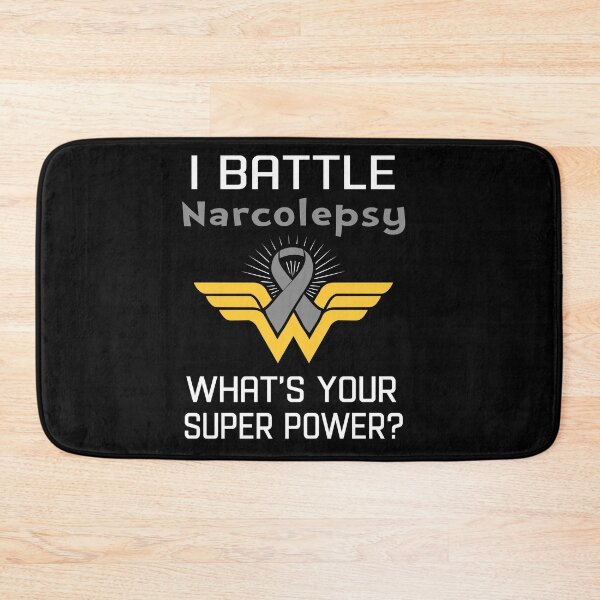 Item preview, I Battle Narcolepsy What's Your Super Power Support Narcolepsy Warrior Gifts  designed and sold by Sabfit.