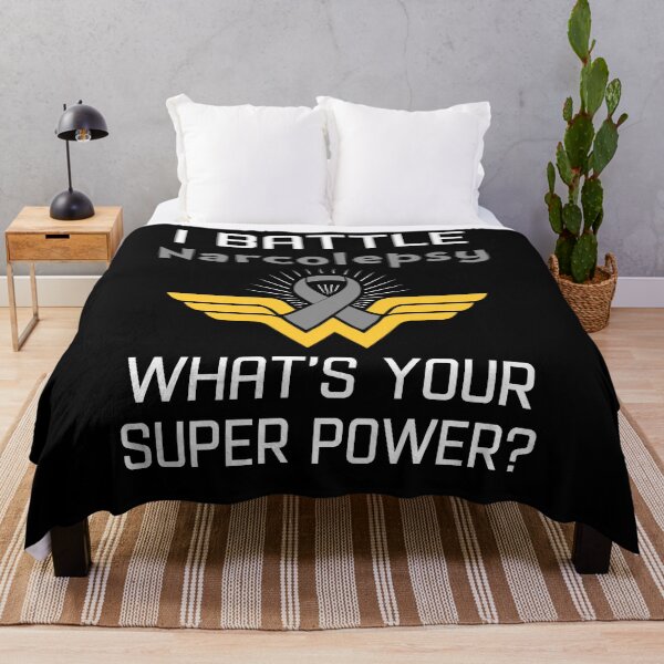Item preview, I Battle Narcolepsy What's Your Super Power Support Narcolepsy Warrior Gifts  designed and sold by Sabfit.
