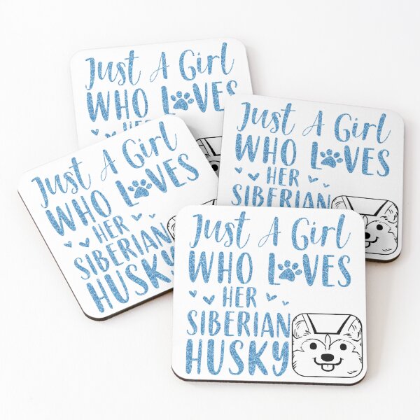 Item preview, Just a girl who loves her Siberian husky shirts, just a girl who loves her siberian husky masks, just a girl who loves her Siberian husky dress, just a girl who loves her Siberian husky hats  designed and sold by Poussyarts.