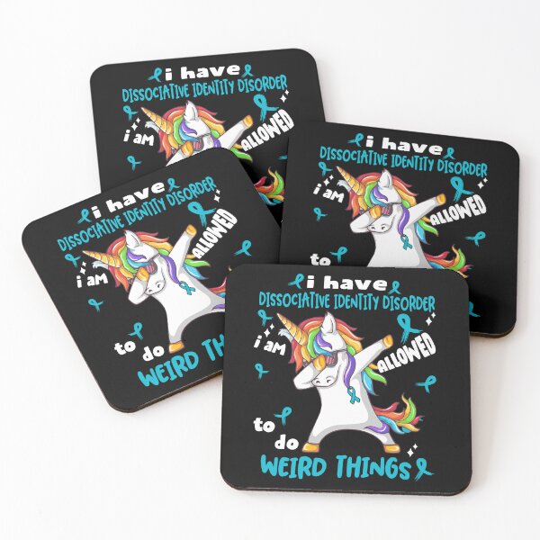 Item preview, Dissociative Identity Disorder Awareness Funny I have Dissociative Identity Disorder i'm allowed to do Weird Things! designed and sold by JanetShop809.
