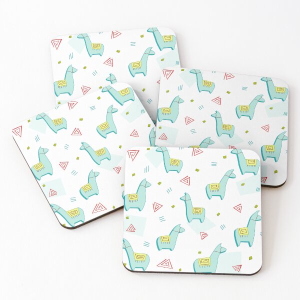 Item preview, Super Awesome Geometric Llamas designed and sold by kjeppson.