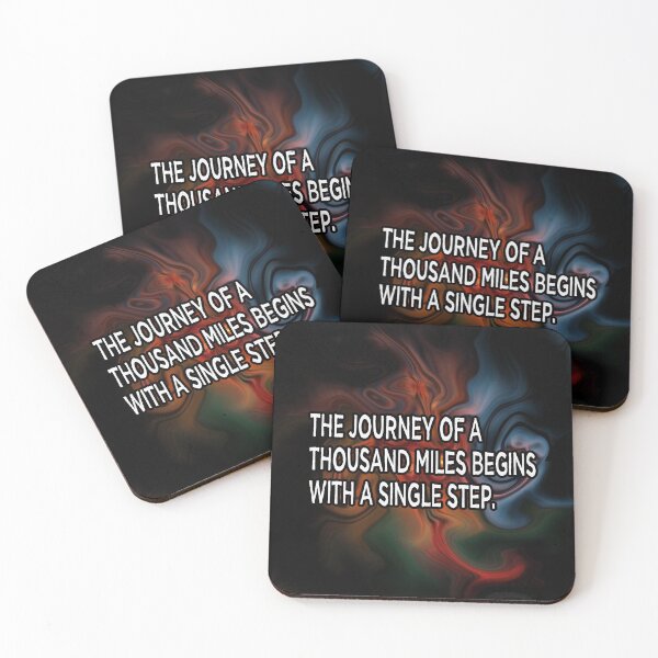 Item preview, The journey of a thousand miles begins with a single step. designed and sold by keilamariadesig.