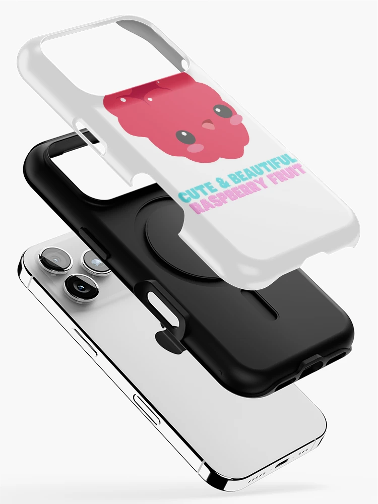 Thumbnail 2 of 4, iPhone Case, Cute And Beautiful Raspberry Fruit designed and sold by Riverside-Moon.