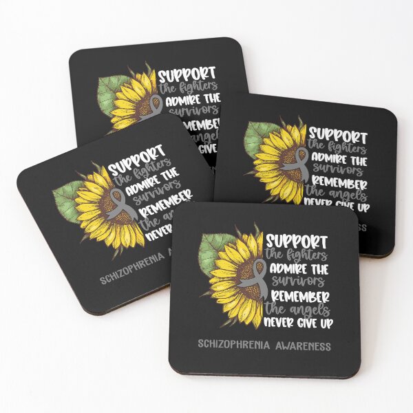Item preview, Schizophrenia Awareness - Support the Fighters Admire the Survivors Remember the Angels Never Give Up designed and sold by whlrcheryl.