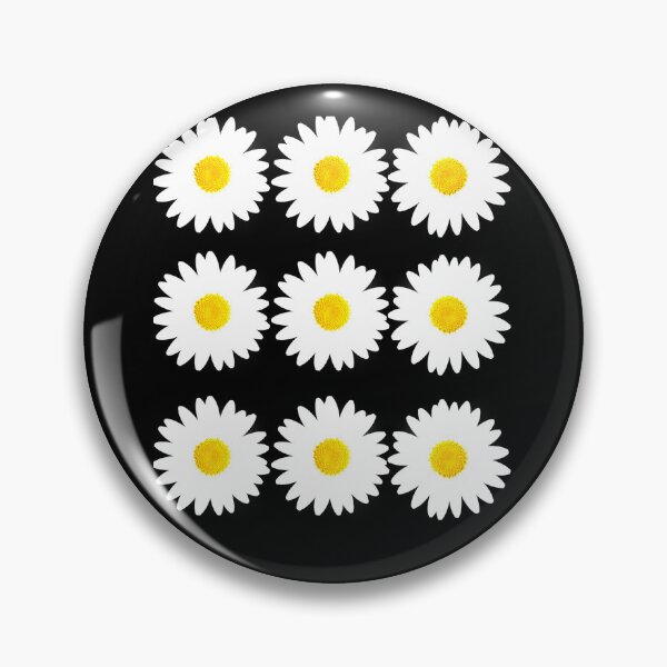 Aperçu de l'œuvre Conception de fleur de marguerite blanche et jaune créée et vendue par CuteMaster.