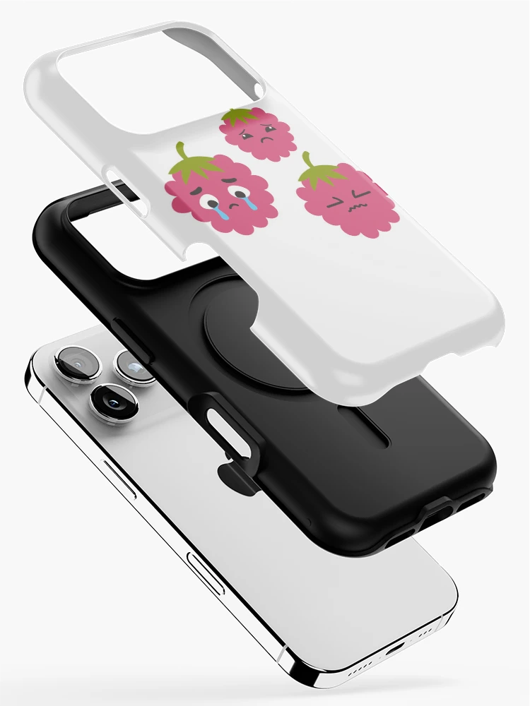Thumbnail 2 of 4, iPhone Case, Cute And Beautiful Raspberry Fruit designed and sold by Riverside-Moon.
