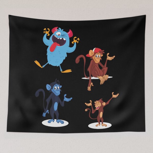 Item preview, Three Monkeys and Monster designed and sold by JOY STORE 45.