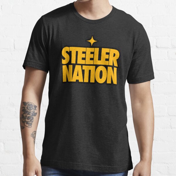 Straight Outta Steeler Nation Men's Football T-shirt 