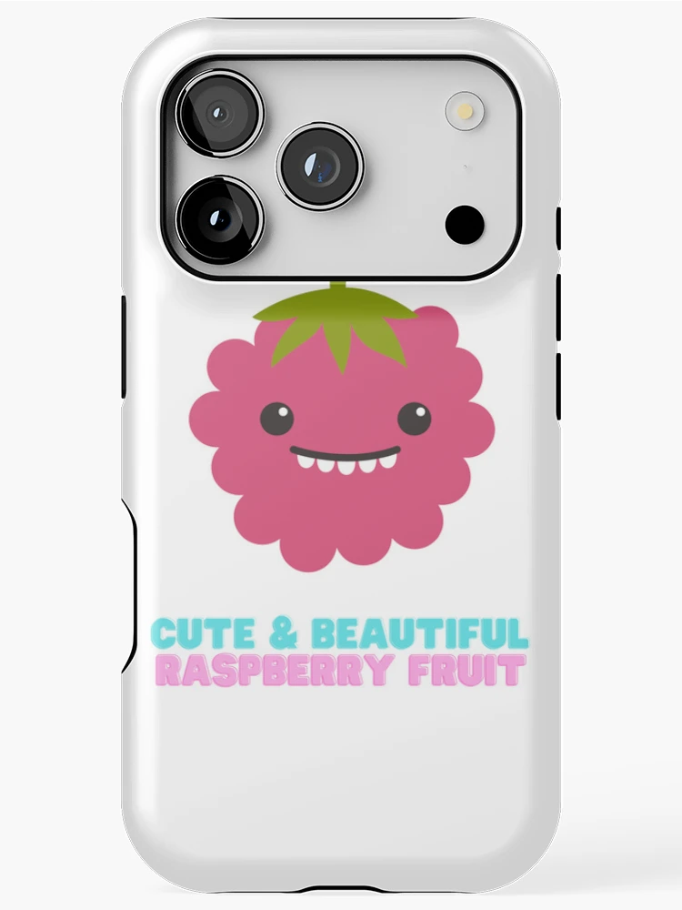 Thumbnail 1 of 4, iPhone Case, Cute And Beautiful Raspberry Fruit designed and sold by Riverside-Moon.