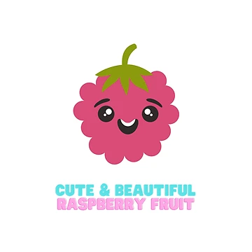 Artwork thumbnail, Cute And Beautiful Raspberry Fruit by Riverside-Moon