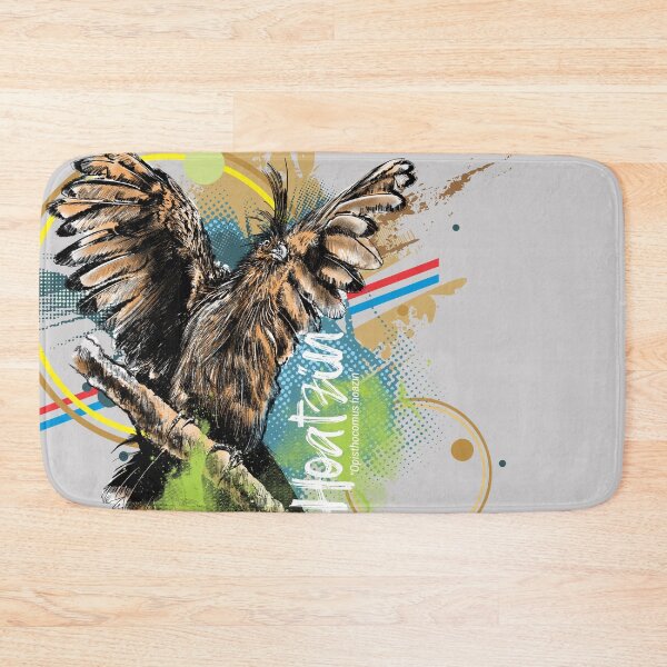 Item preview, The hoatzin a unique bird in the world and present in Colombia designed and sold by plumasycantos.