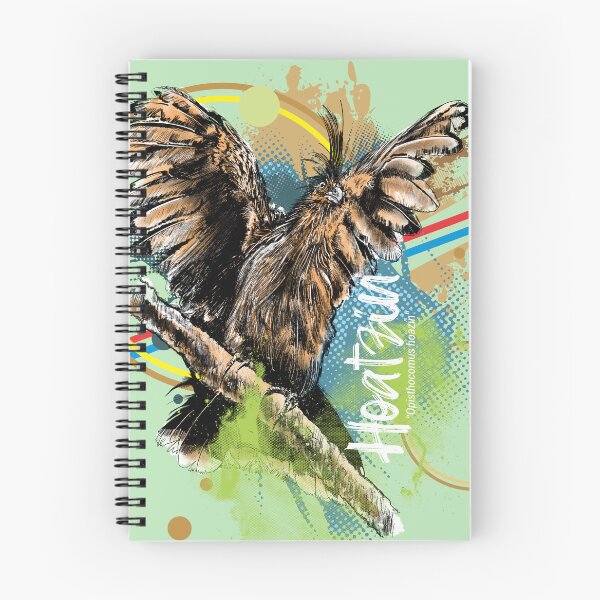 Item preview, The hoatzin a unique bird in the world and present in Colombia designed and sold by plumasycantos.