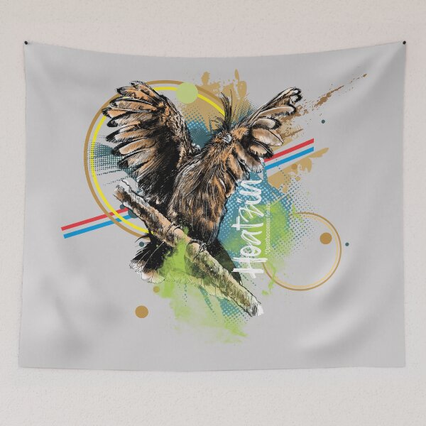 Item preview, The hoatzin a unique bird in the world and present in Colombia designed and sold by plumasycantos.