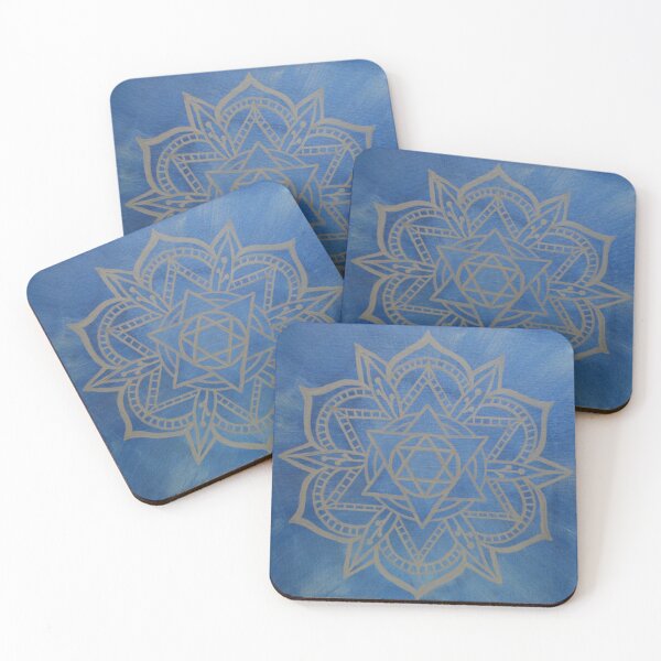 Item preview, EXPANDED POTENTIAL MANDALA~SACRED GEOMETRY FOR THE SOUL ~BLUE designed and sold by Ann Chatfield.