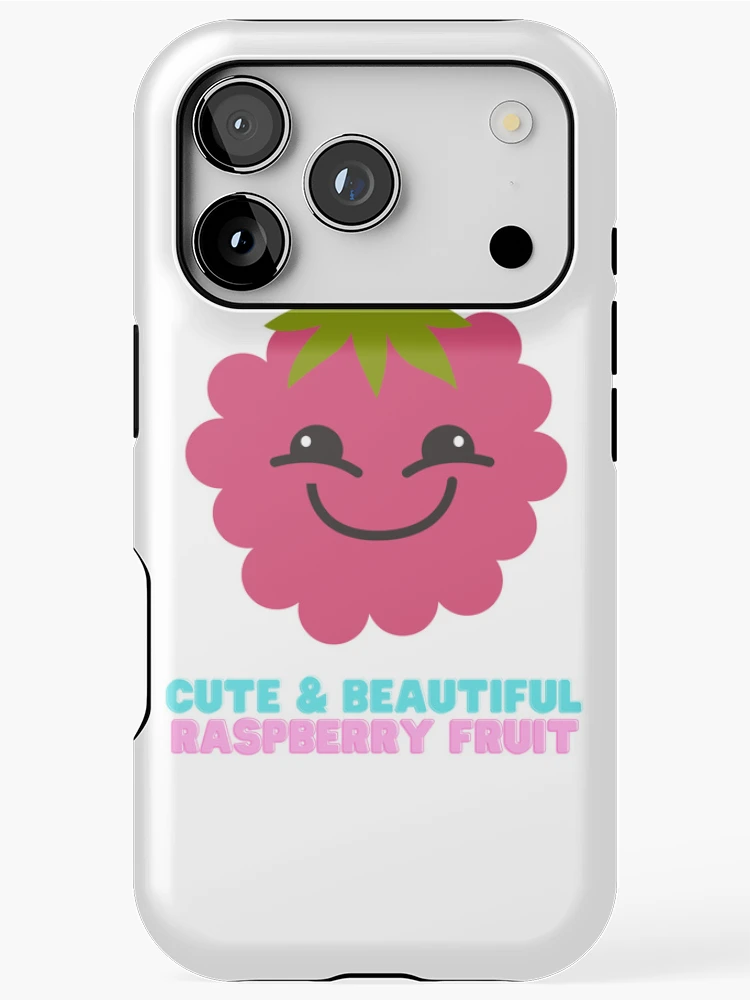 Thumbnail 1 of 4, iPhone Case, Cute And Beautiful Raspberry Fruit designed and sold by Riverside-Moon.