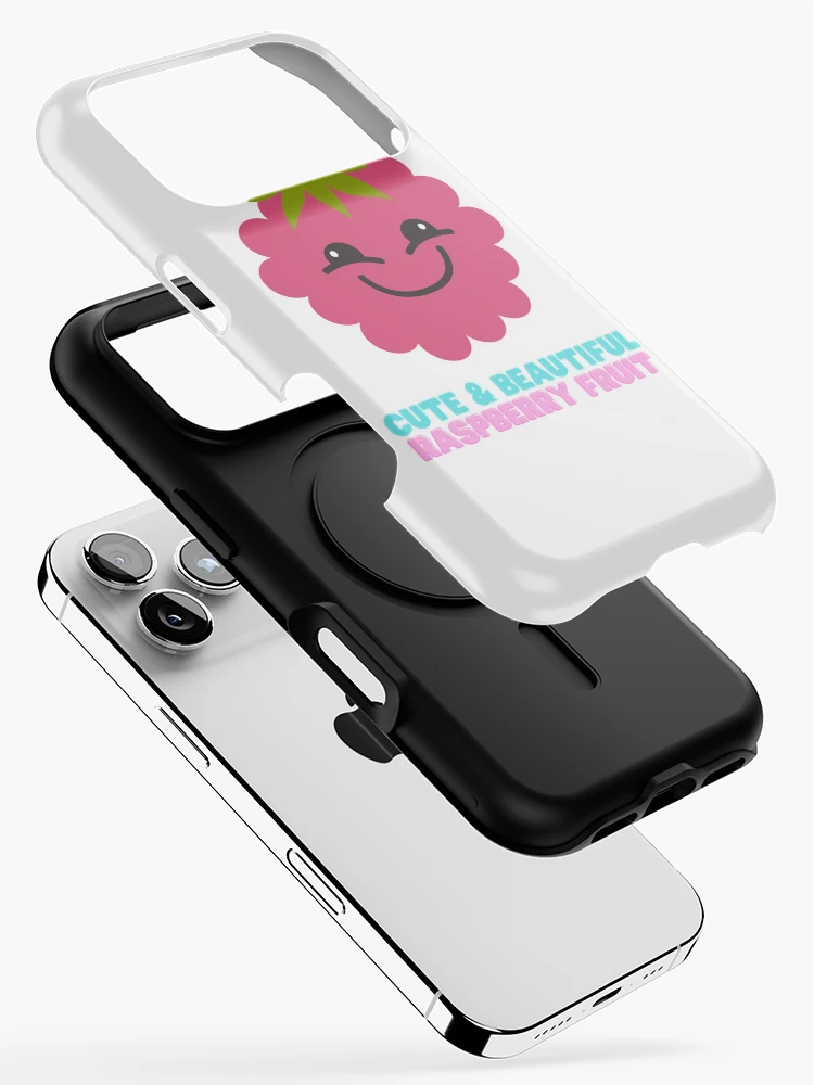 Thumbnail 2 of 4, iPhone Case, Cute And Beautiful Raspberry Fruit designed and sold by Riverside-Moon.