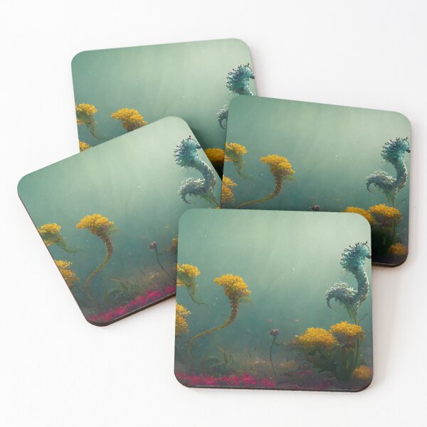Item preview, Blue seahorse garden designed and sold by lucid-daydreams.