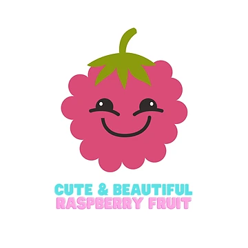 Artwork thumbnail, Cute And Beautiful Raspberry Fruit by Riverside-Moon