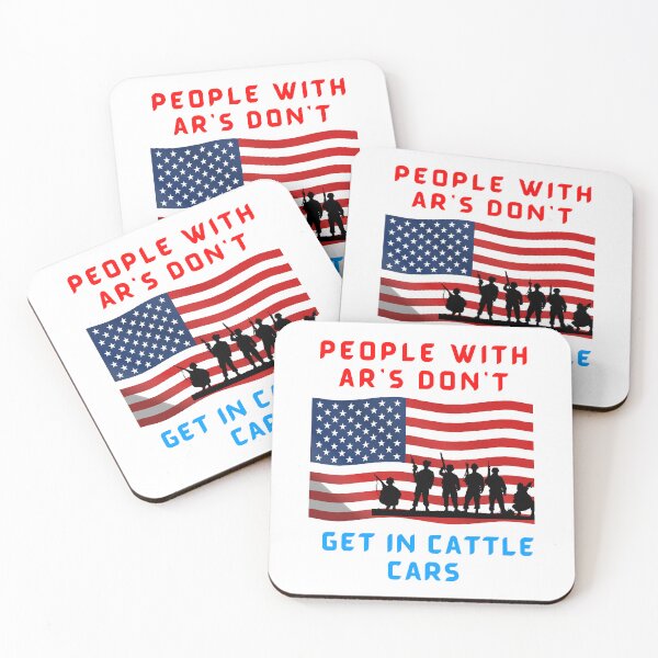 Item preview, people with ar's don't get in cattle cars designed and sold by Trucker10.