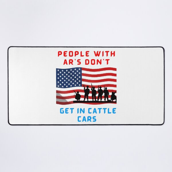 Item preview, people with ar's don't get in cattle cars designed and sold by Trucker10.