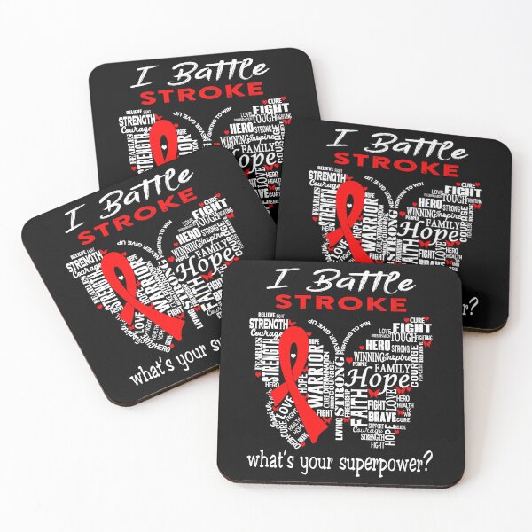 Item preview, Stroke Warrior - I Battle Stroke What is your Superpower? designed and sold by KirstybShop.