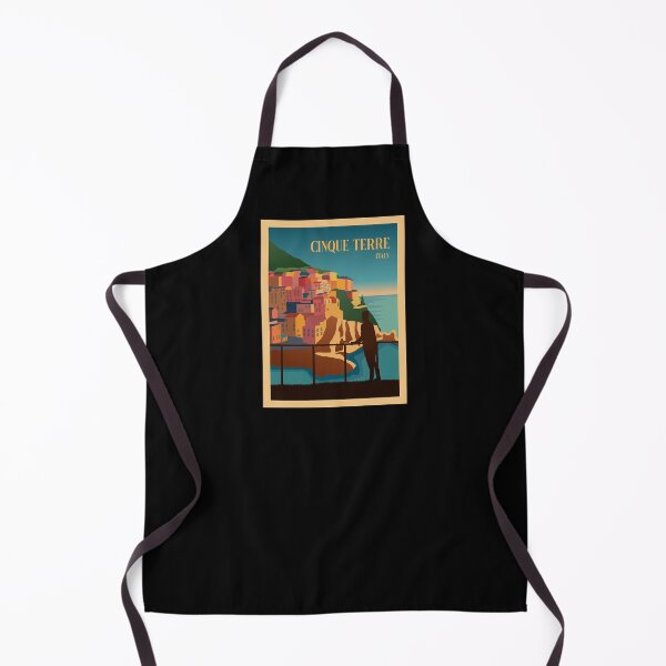 Item preview, Cinque Terre - Minimalist Travel Style - Vintage Travel Art designed and sold by PopCultArcade.
