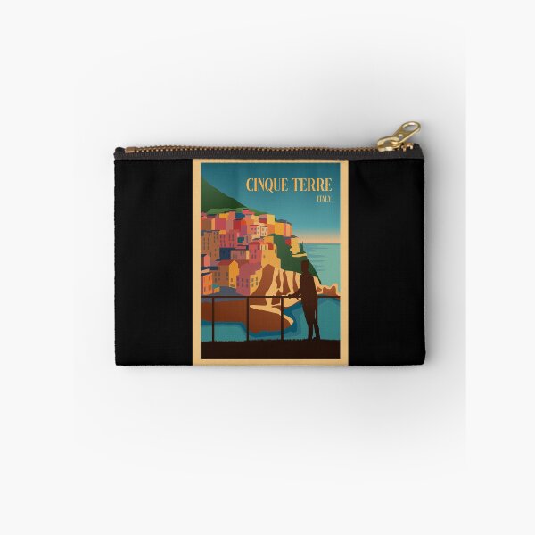 Item preview, Cinque Terre - Minimalist Travel Style - Vintage Travel Art designed and sold by PopCultArcade.