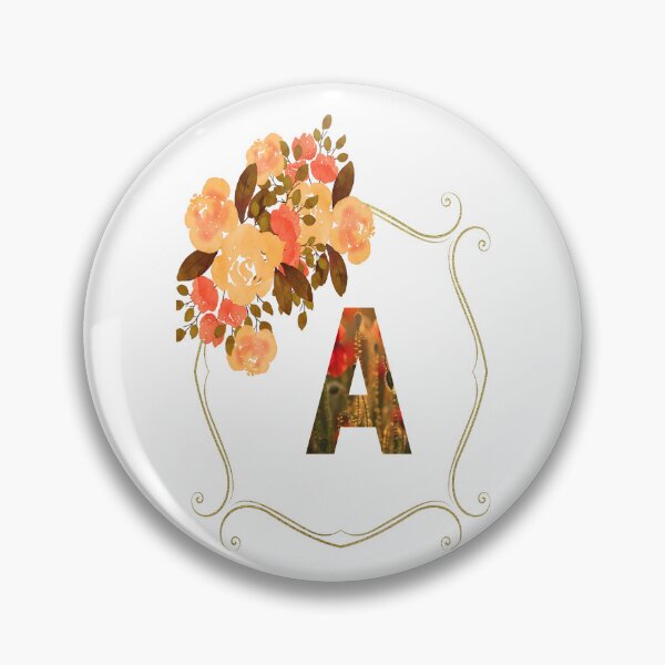 Item preview, Initial A Flowers Design, Monogram with Flowers, Initial Gifts for Her- designed and sold by bartdesigner.
