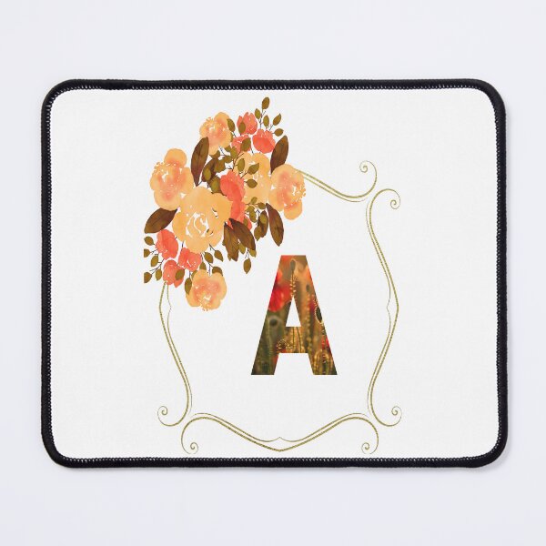 Item preview, Initial A Flowers Design, Monogram with Flowers, Initial Gifts for Her- designed and sold by bartdesigner.