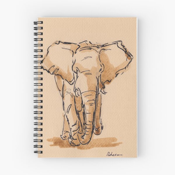 Item preview, "Titan"  Elephant Ink Wash Painting #25 designed and sold by Rebecca Rees.