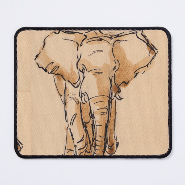 Item preview, "Titan" Elephant Ink Wash Painting #25 designed and sold by Rebecca Rees.