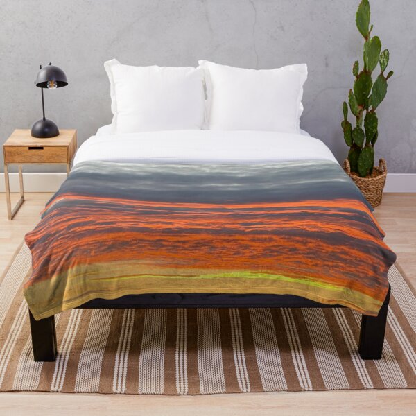 Item preview, Cloudy orange and silver sky over the Hudson River designed and sold by HarrietRGoren.