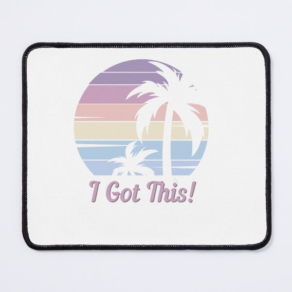 Item preview, I Got This - Retro Palm Tree Sunset, Good Vibes, Self Love designed and sold by Sun Sand & Sea Art.