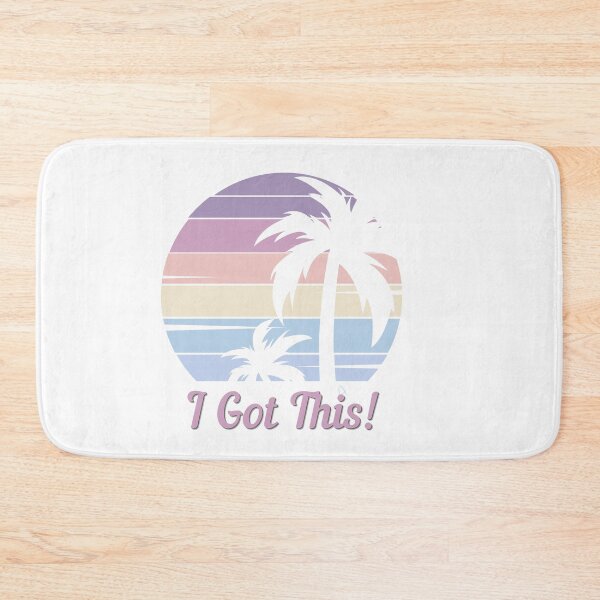 Item preview,  I Got This - Retro Palm Tree Sunset,  Good Vibes, Self Love  designed and sold by Sun Sand & Sea Art.