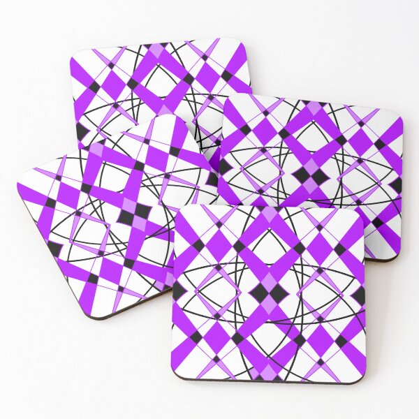 Item preview, Seamless Diamond Pink  Purple Black and White Color Pattern  designed and sold by WinArtDesigns.